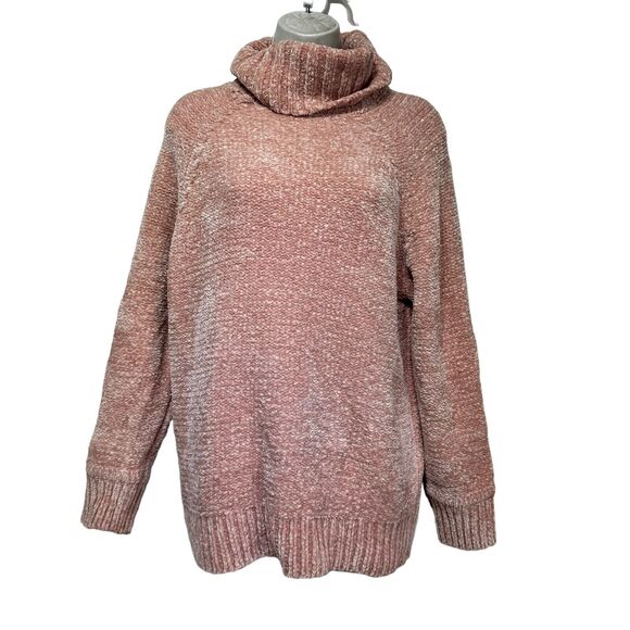 lush cowl neck pink sweater Size S - Picture 1 of 5